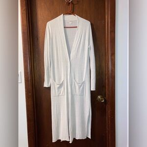 BAREFOOT DREAMS Sand Dune Cozychic Ultra Light Knit Duster Cardigan sz M